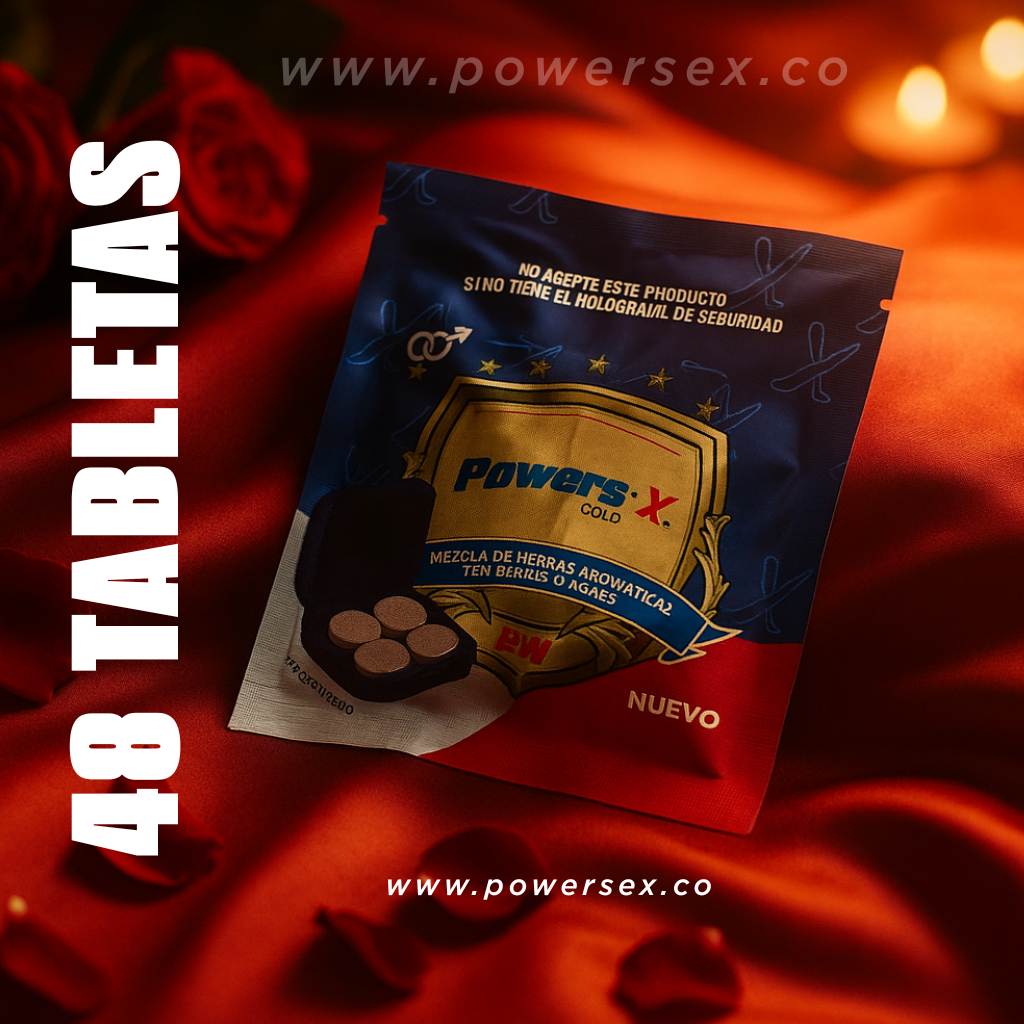 Powersex Combo | 40 Tabletas + 8 Tabletas Gratis | Potenciador
